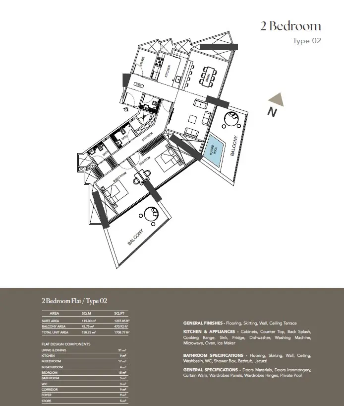 Floor plan for Type 2