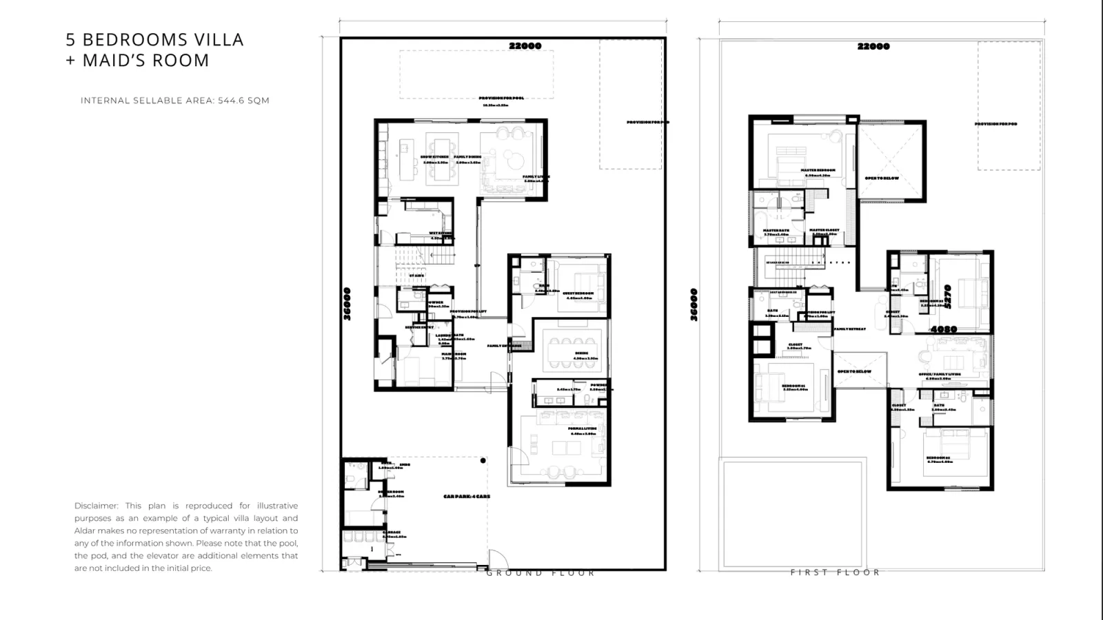 Floor plan for Type A