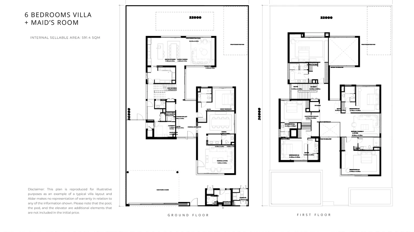 Floor plan for Type A