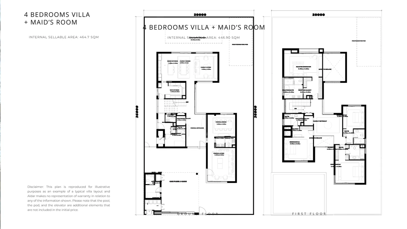 Floor plan for Type A