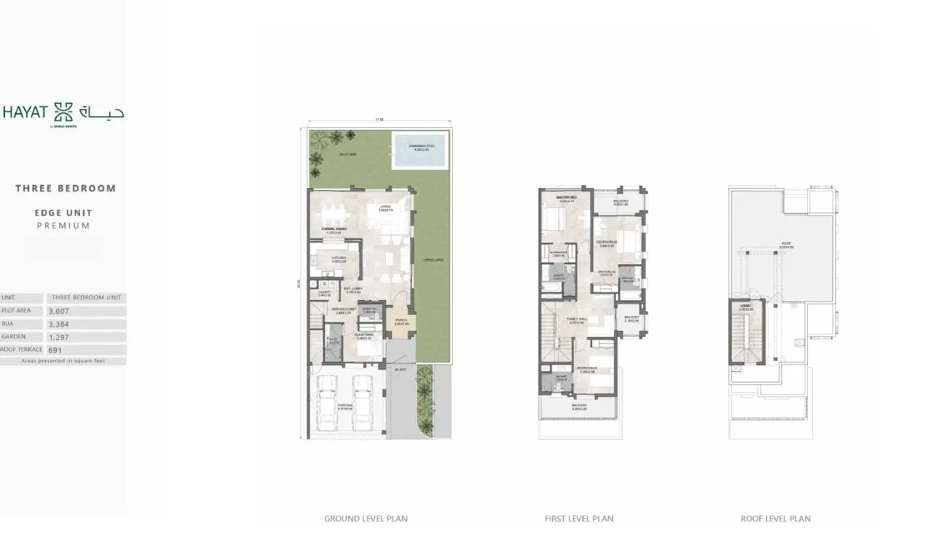 Floor plan for Edge Unit