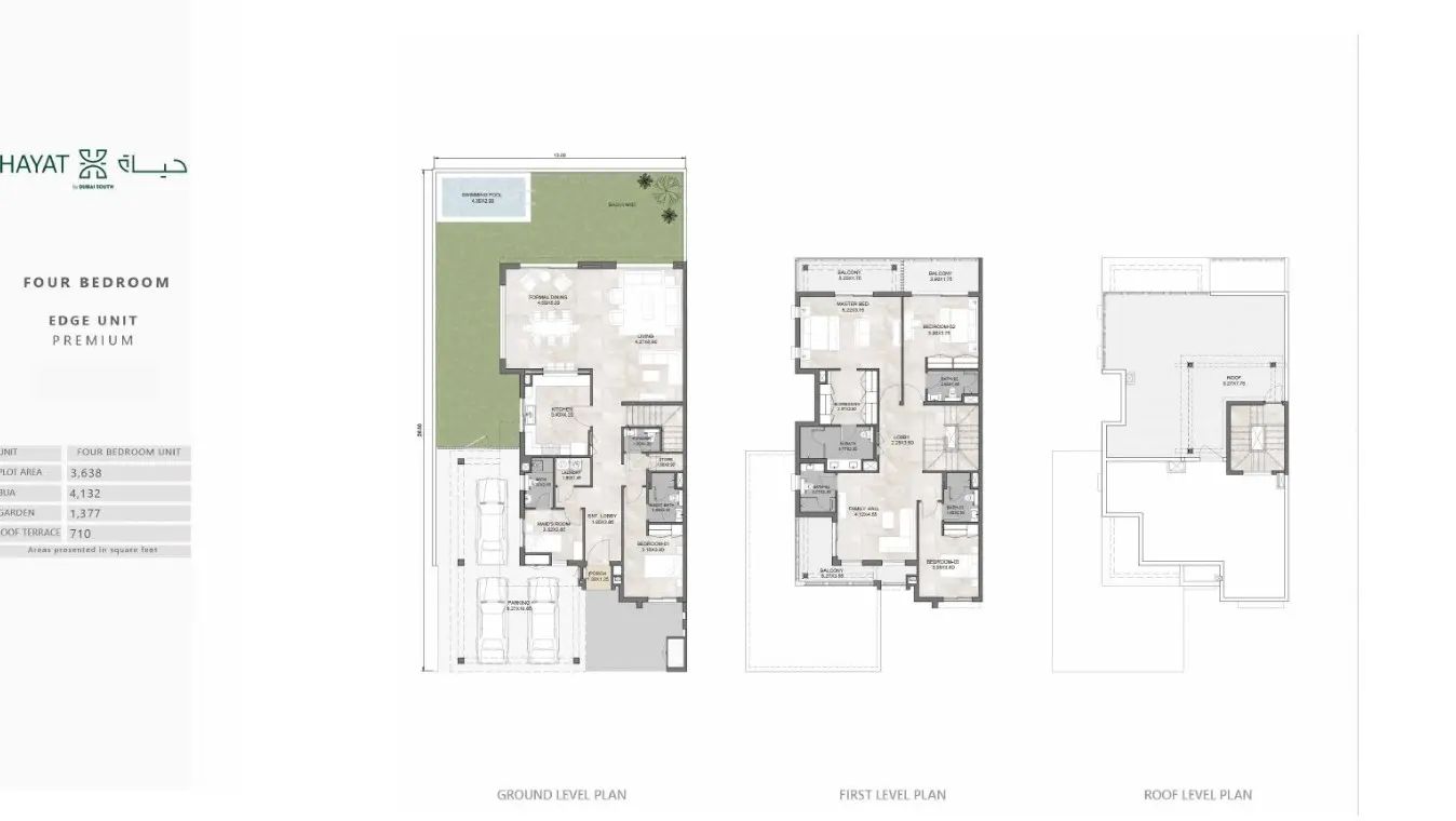 Floor plan for Edge Unit