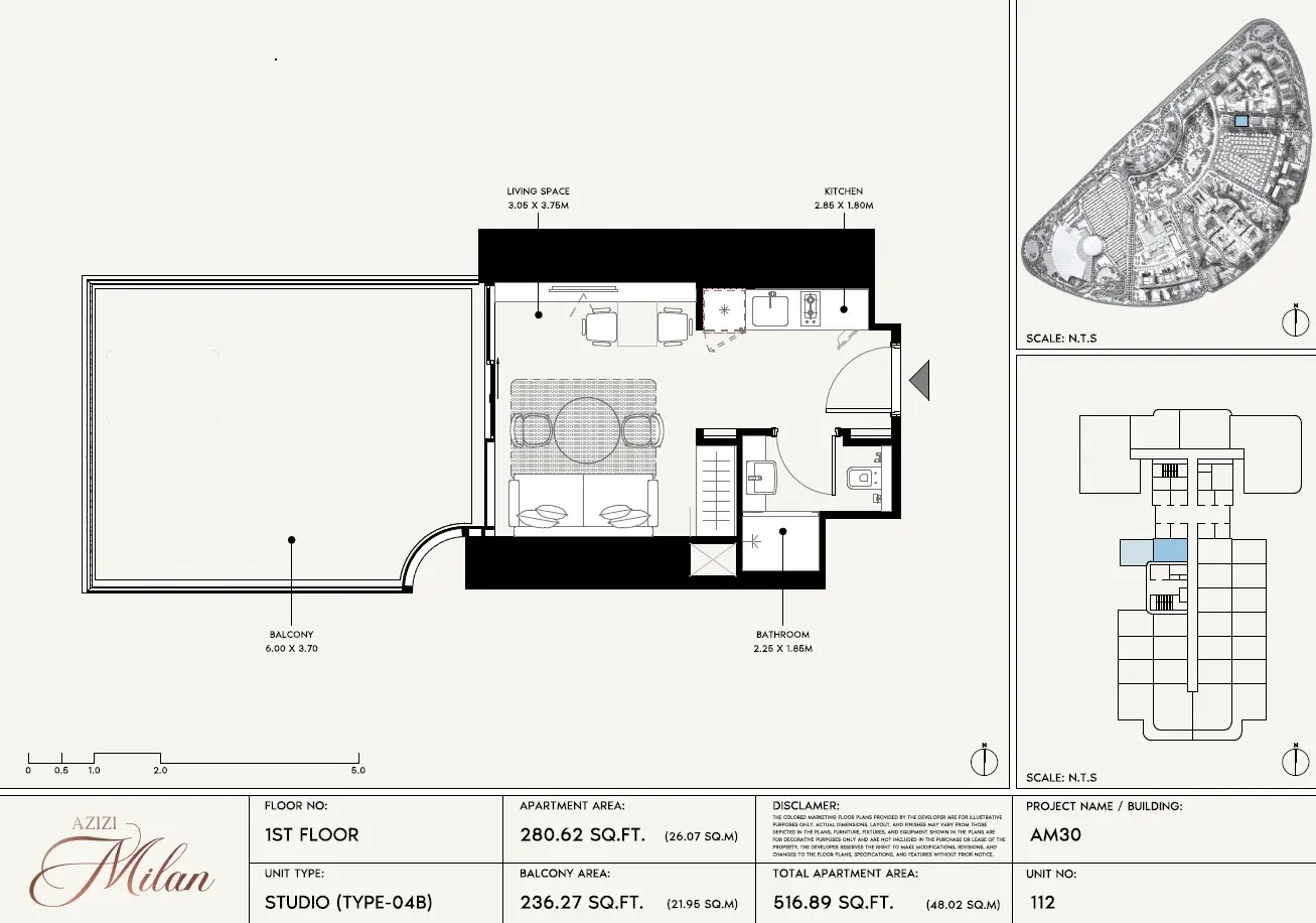 Floor plan for Type 04B