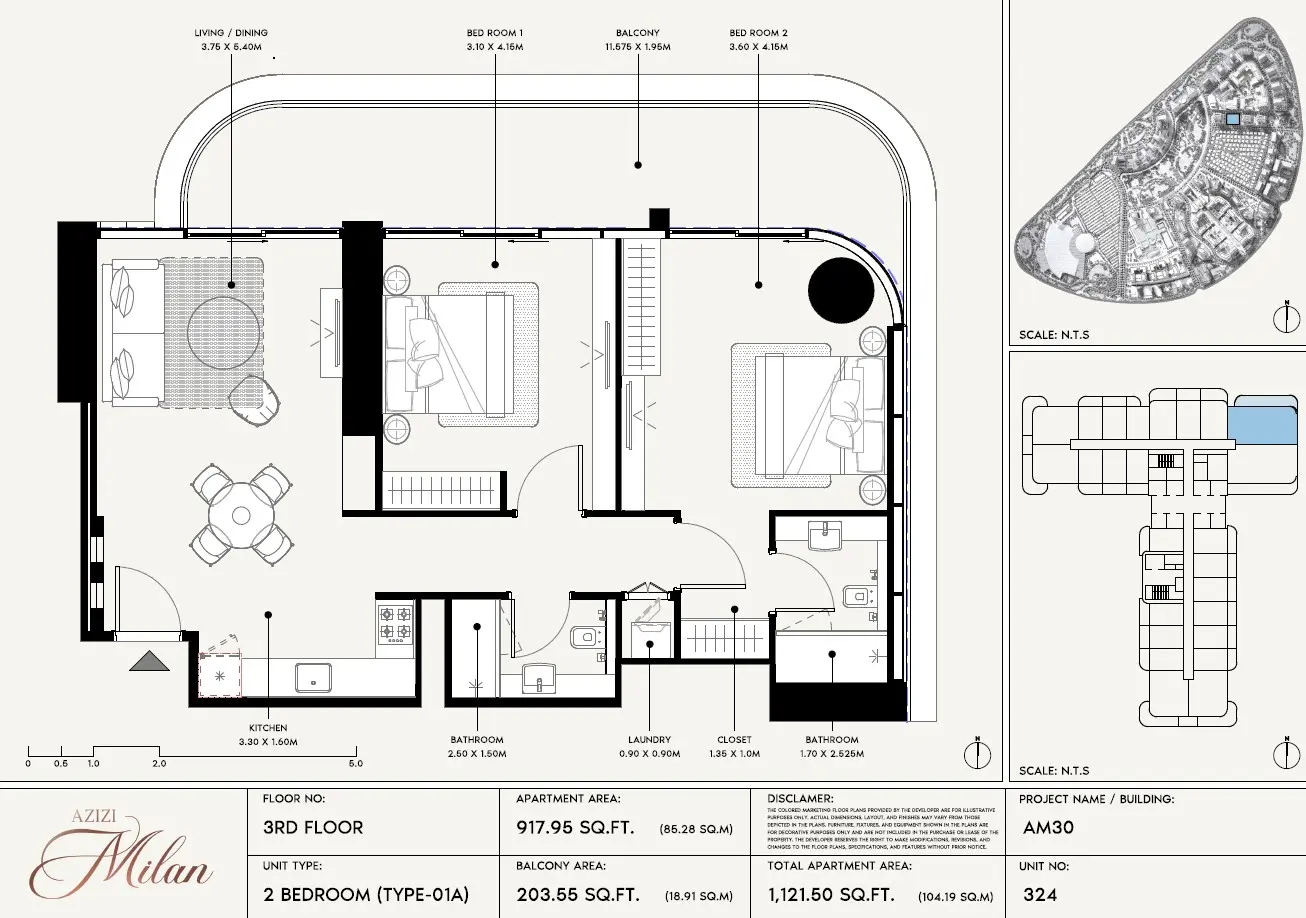 Floor plan for Type 01A