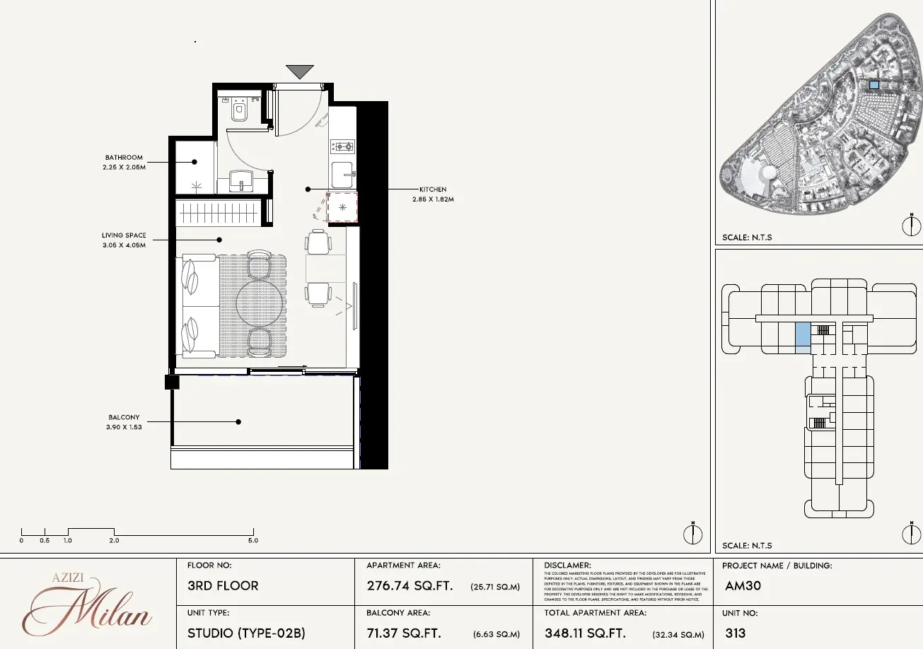 Floor plan for Type 02B