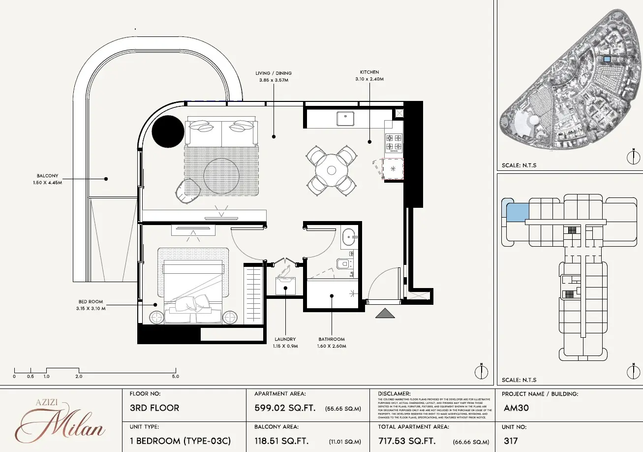 Floor plan for Type 03C