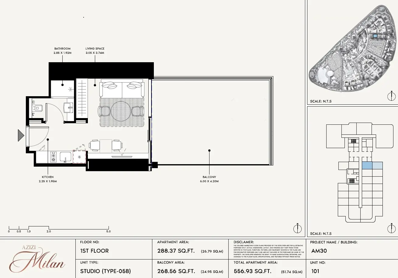 Floor plan for Type 05B