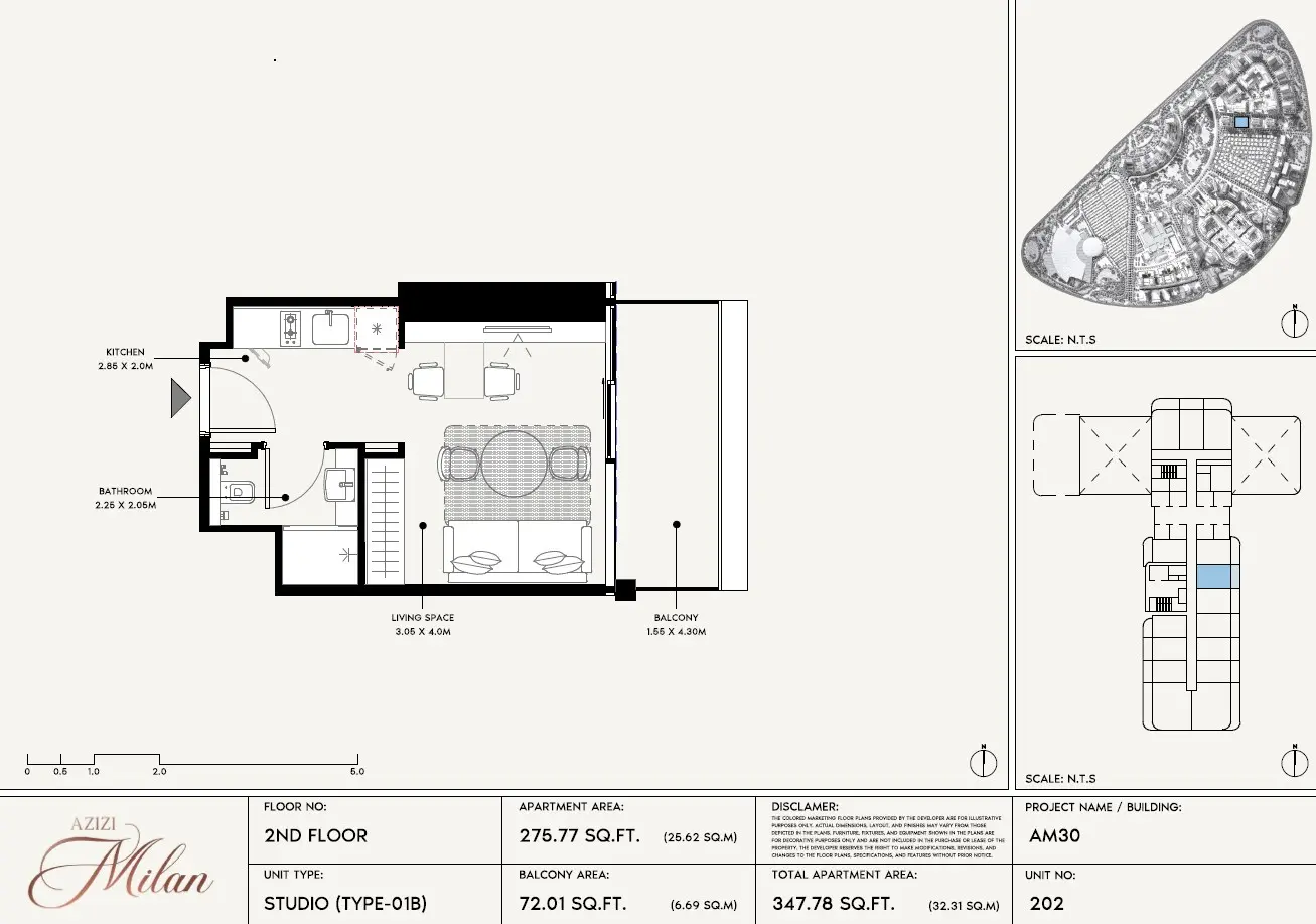 Floor plan for Type 01B