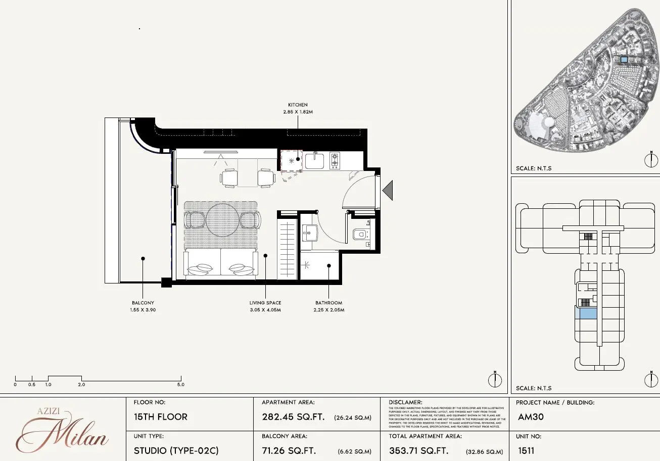 Floor plan for Type 02C