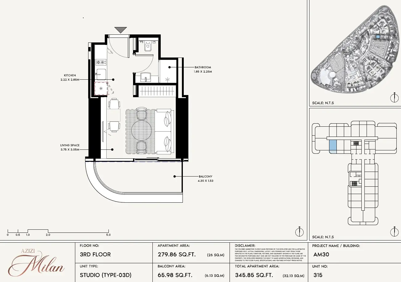 Floor plan for Type 03D