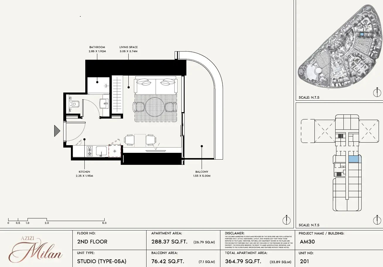 Floor plan for Type 05A