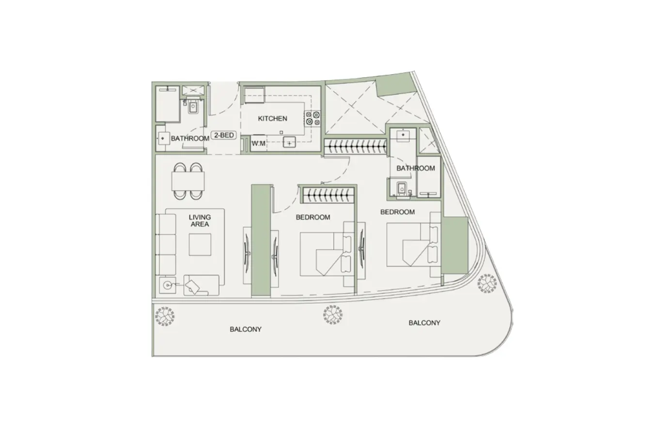 Floor plan for Type 03