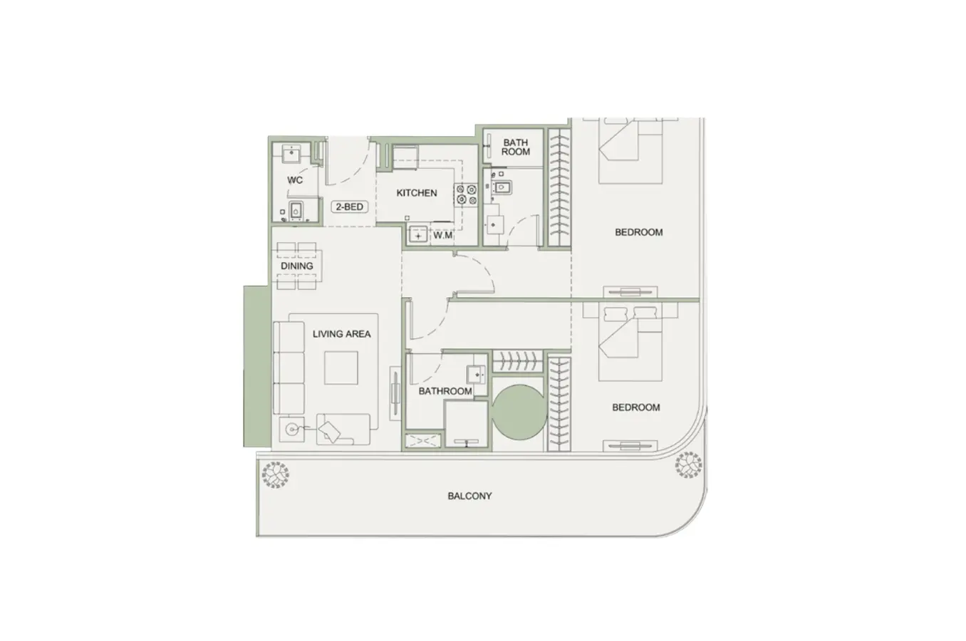 Floor plan for Type 03