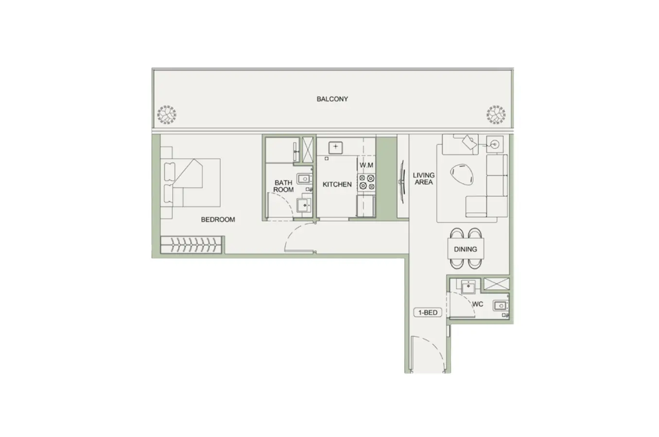 Floor plan for Type 03