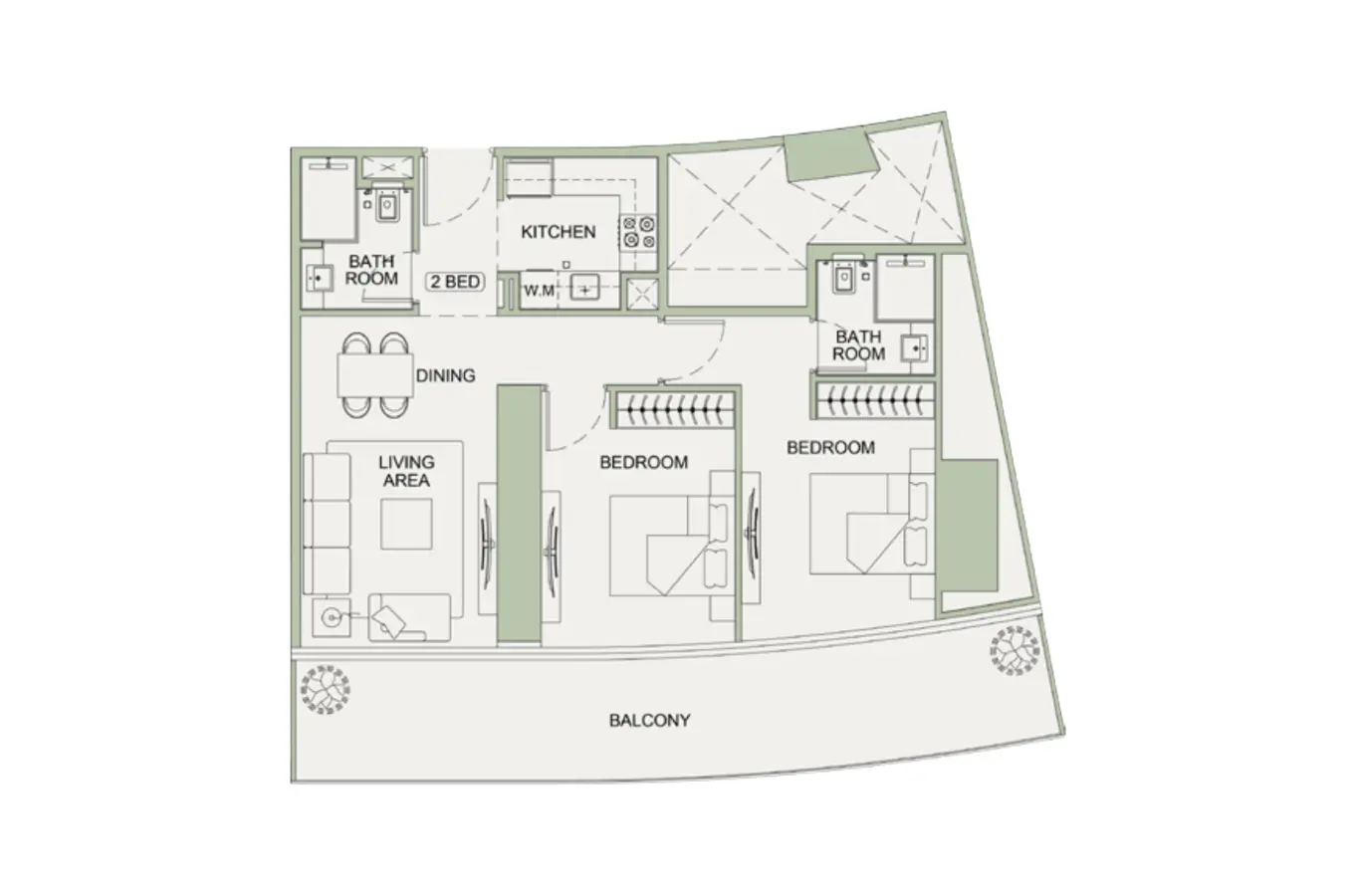 Floor plan for Type 01