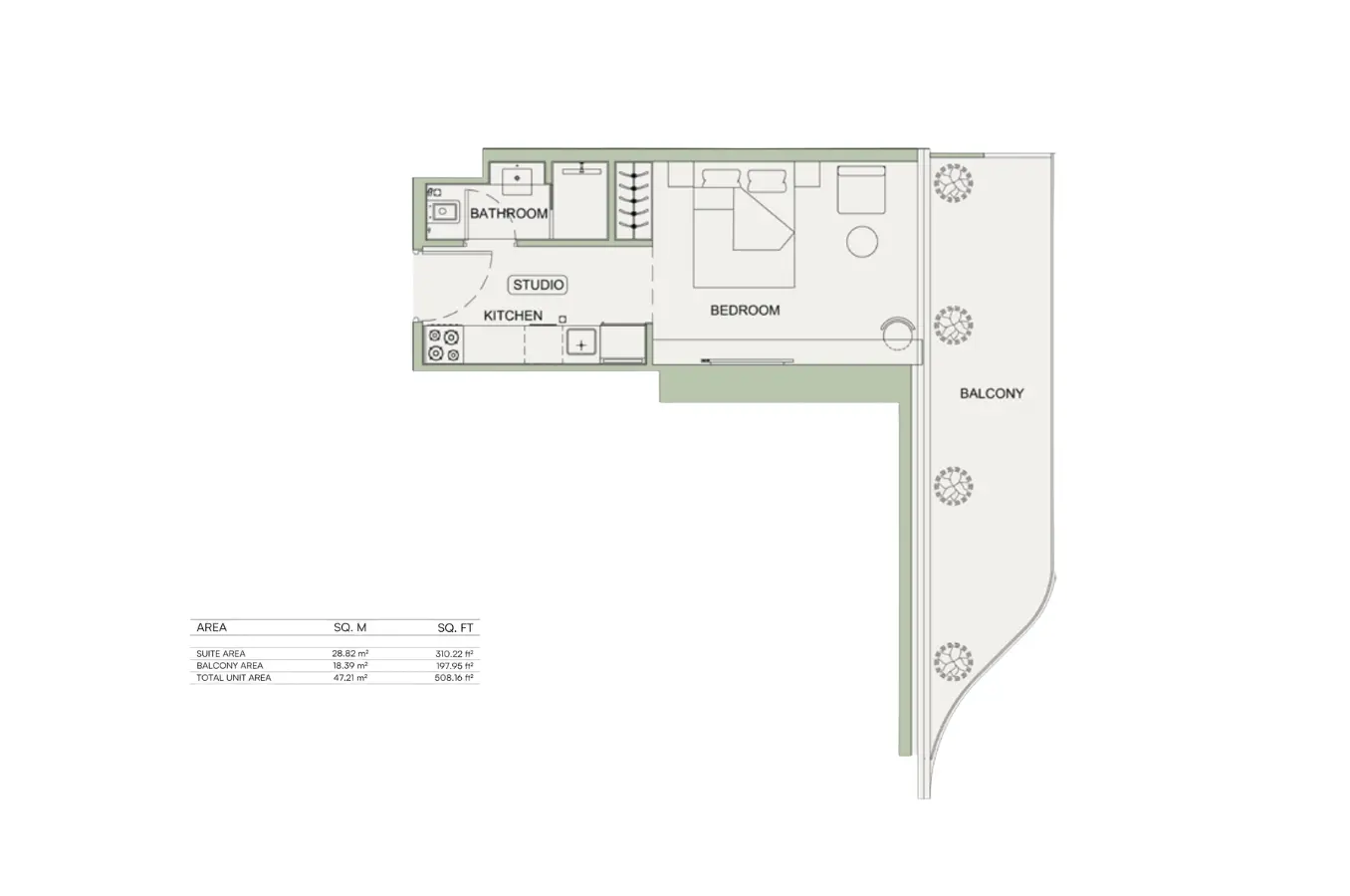 Floor plan for Type 02