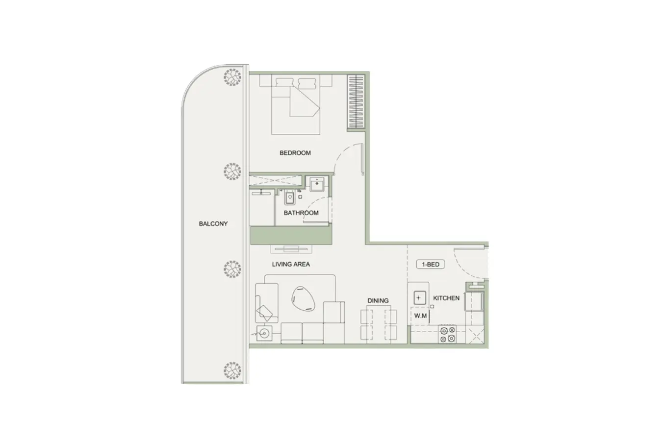 Floor plan for Type 03