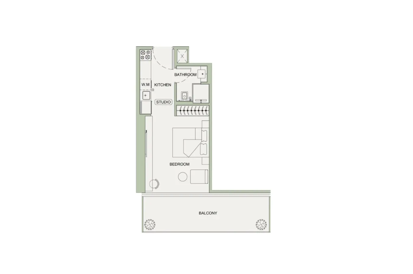 Floor plan for Type 01