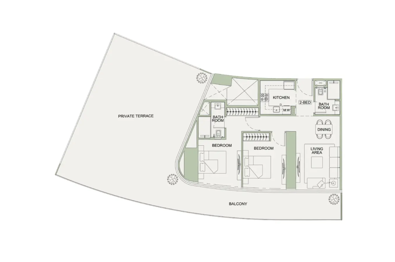 Floor plan for Type 02