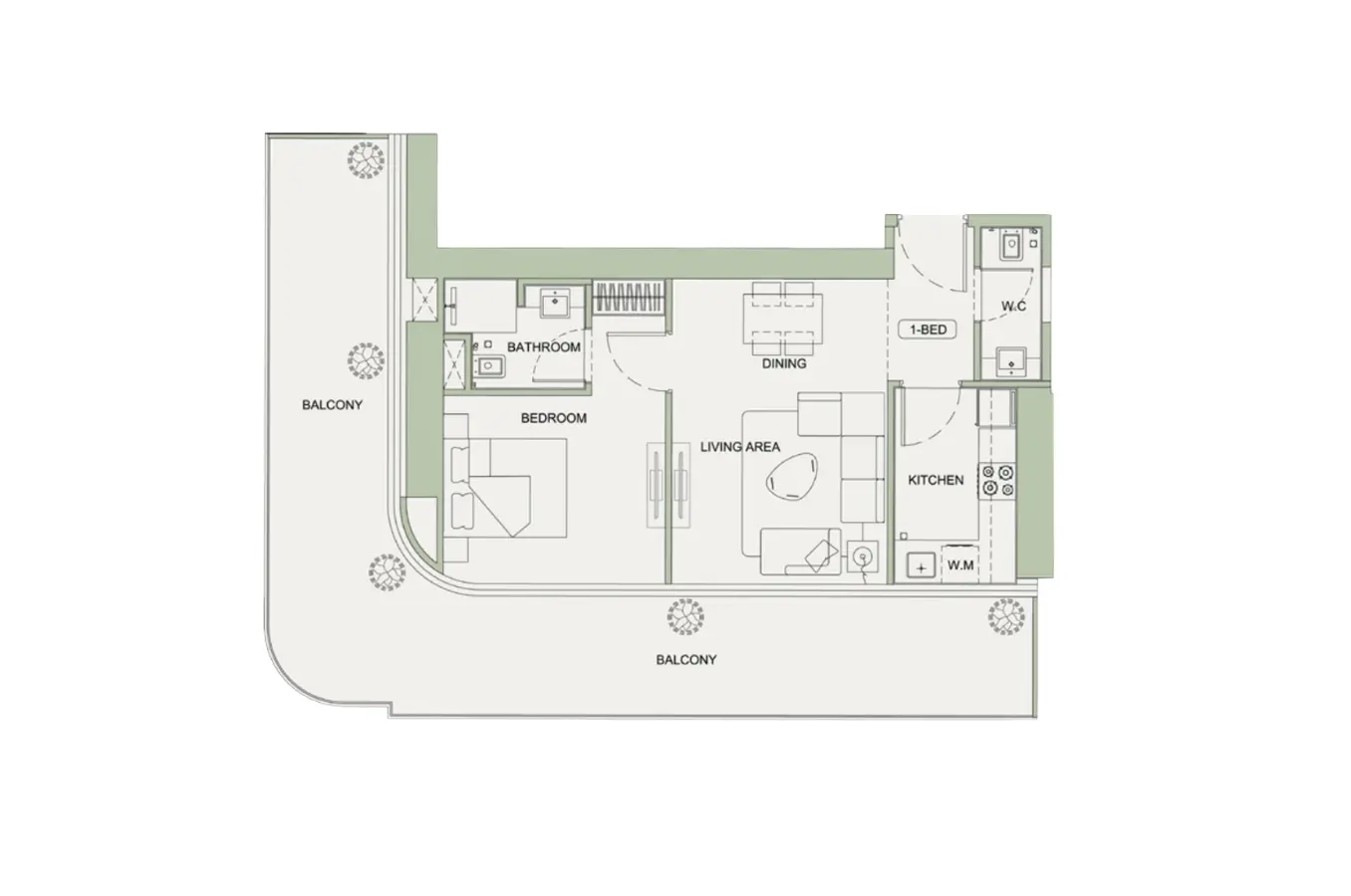 Floor plan for Type 04