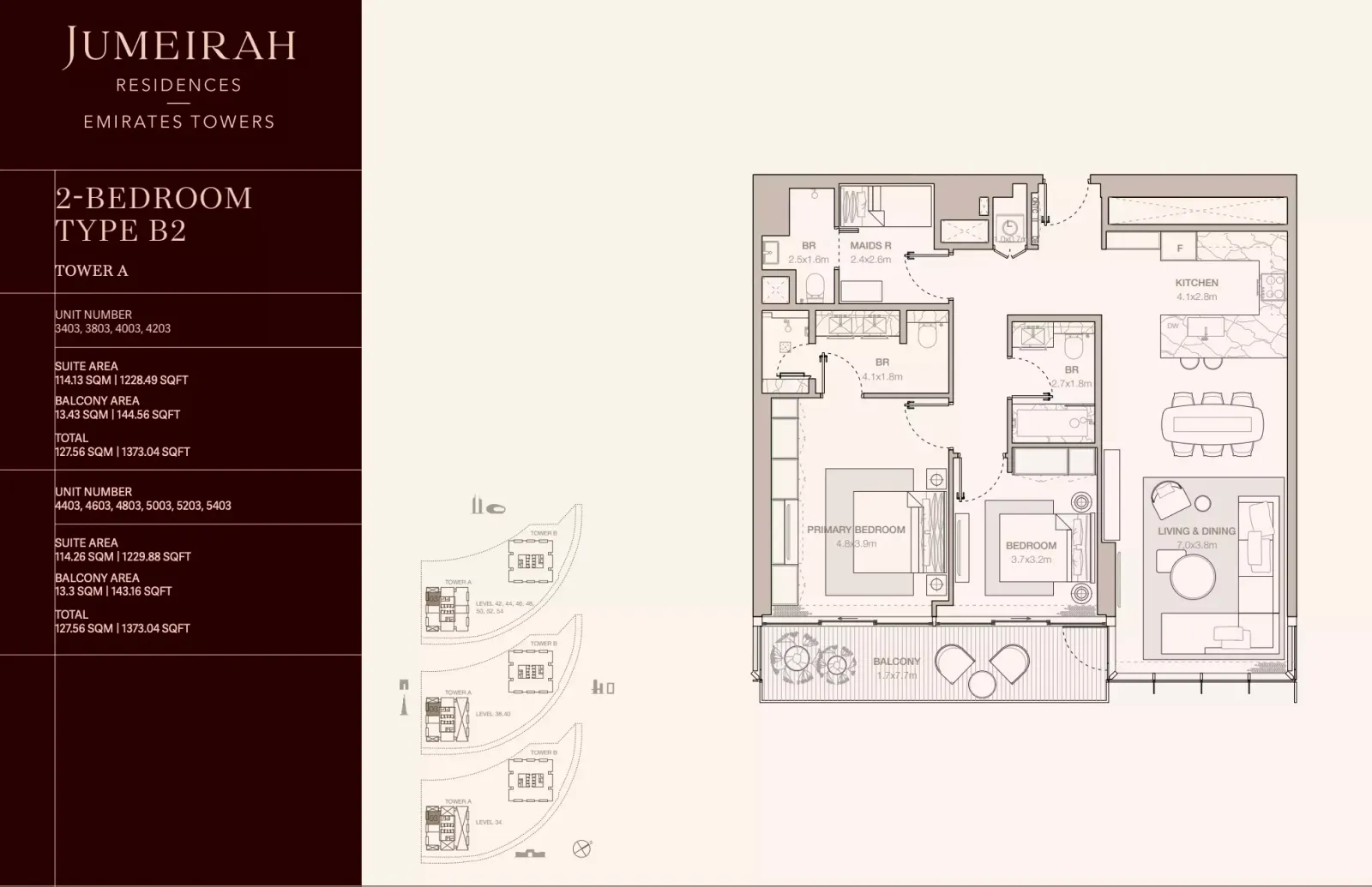 Floor plan for Type B2