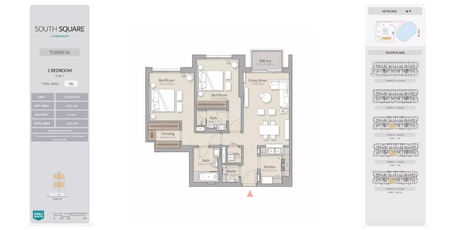 Floor plan for Type 7