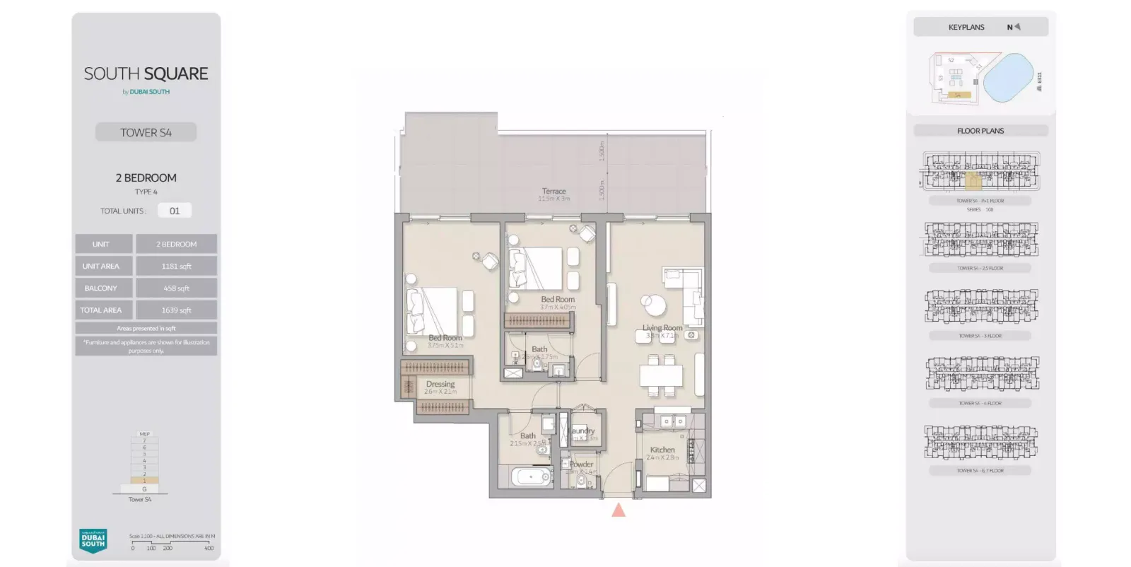 Floor plan for Type 4