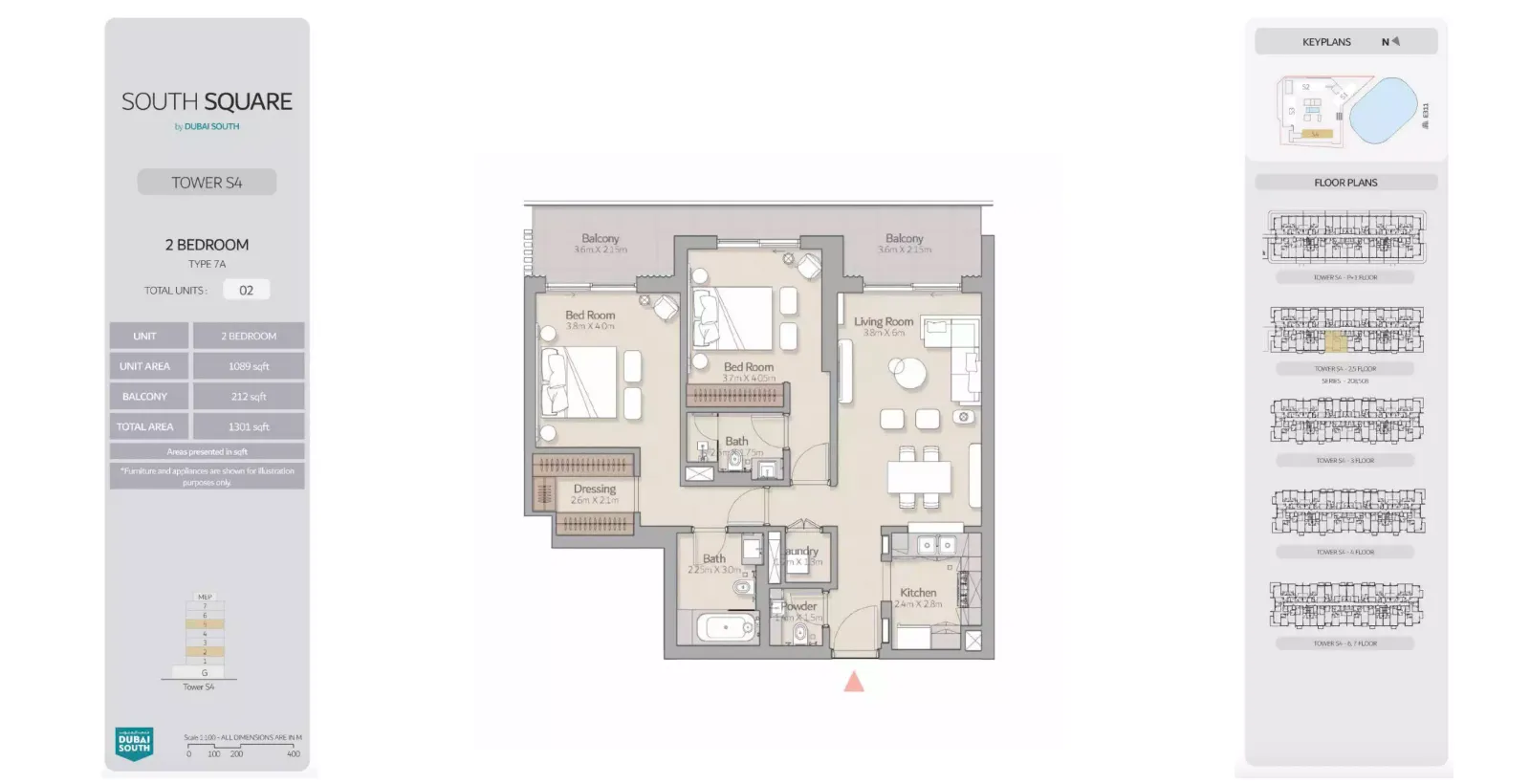 Floor plan for Type 7A