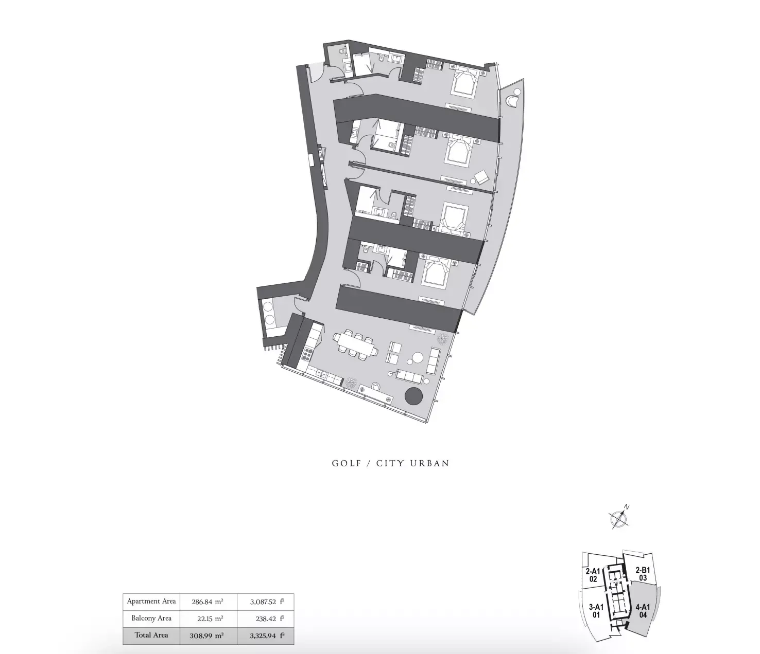 Floor plan for Type D