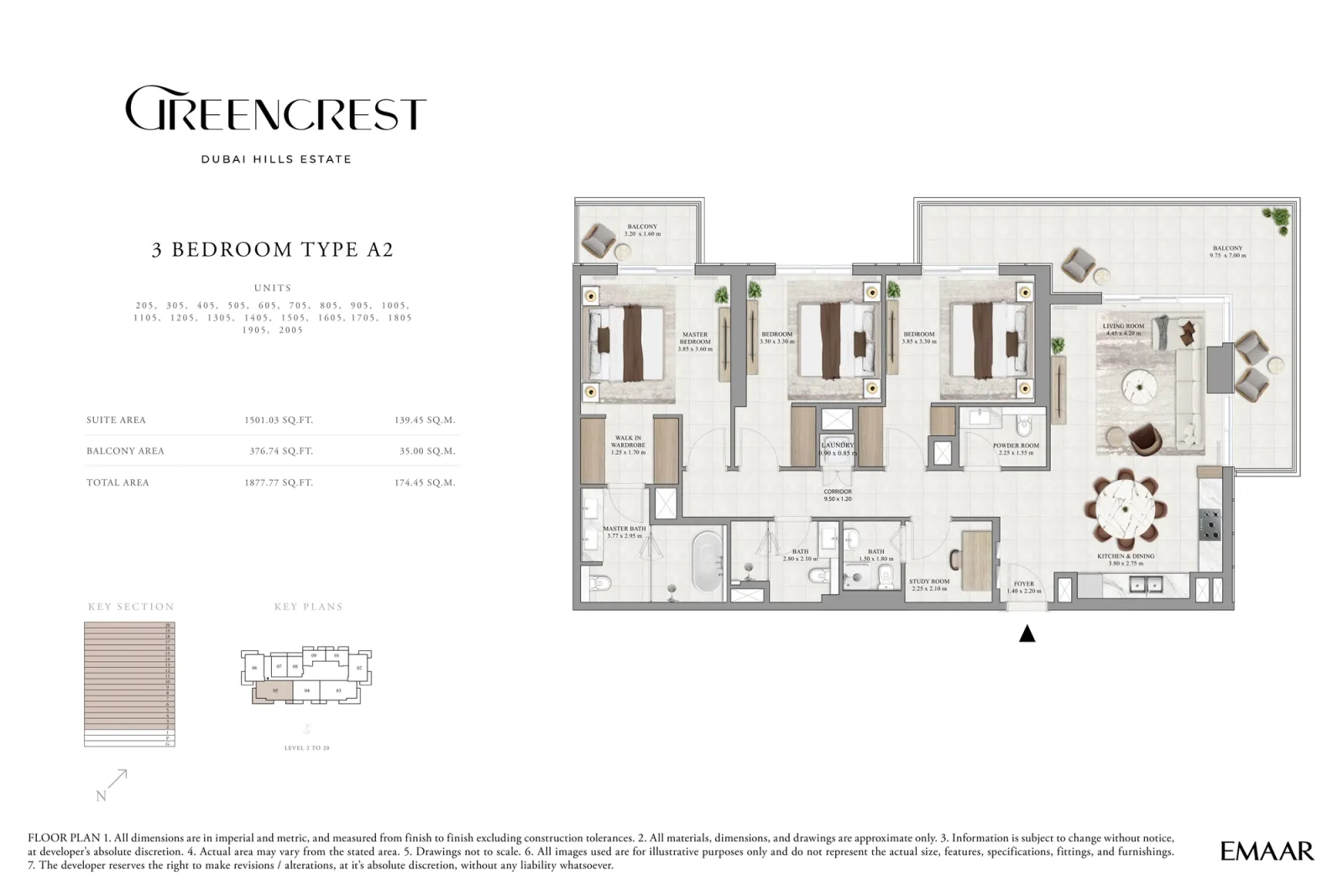 Floor plan for Type A2