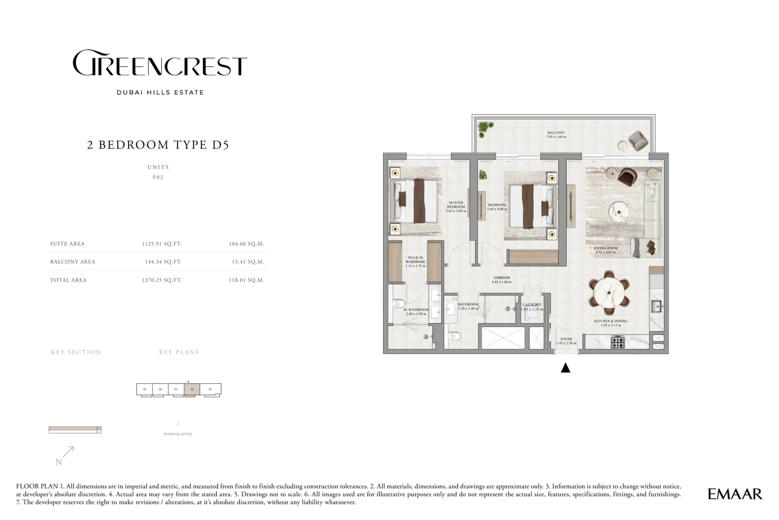 Floor plan for Type D5