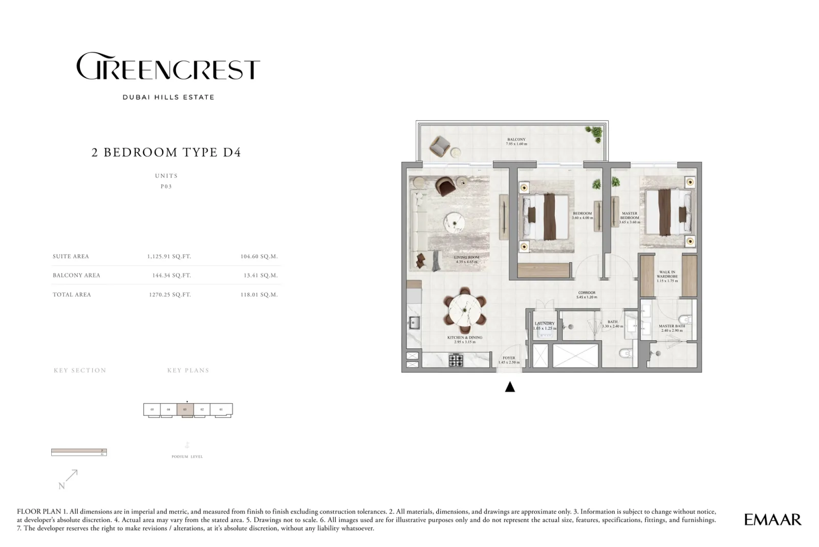 Floor plan for Type D4