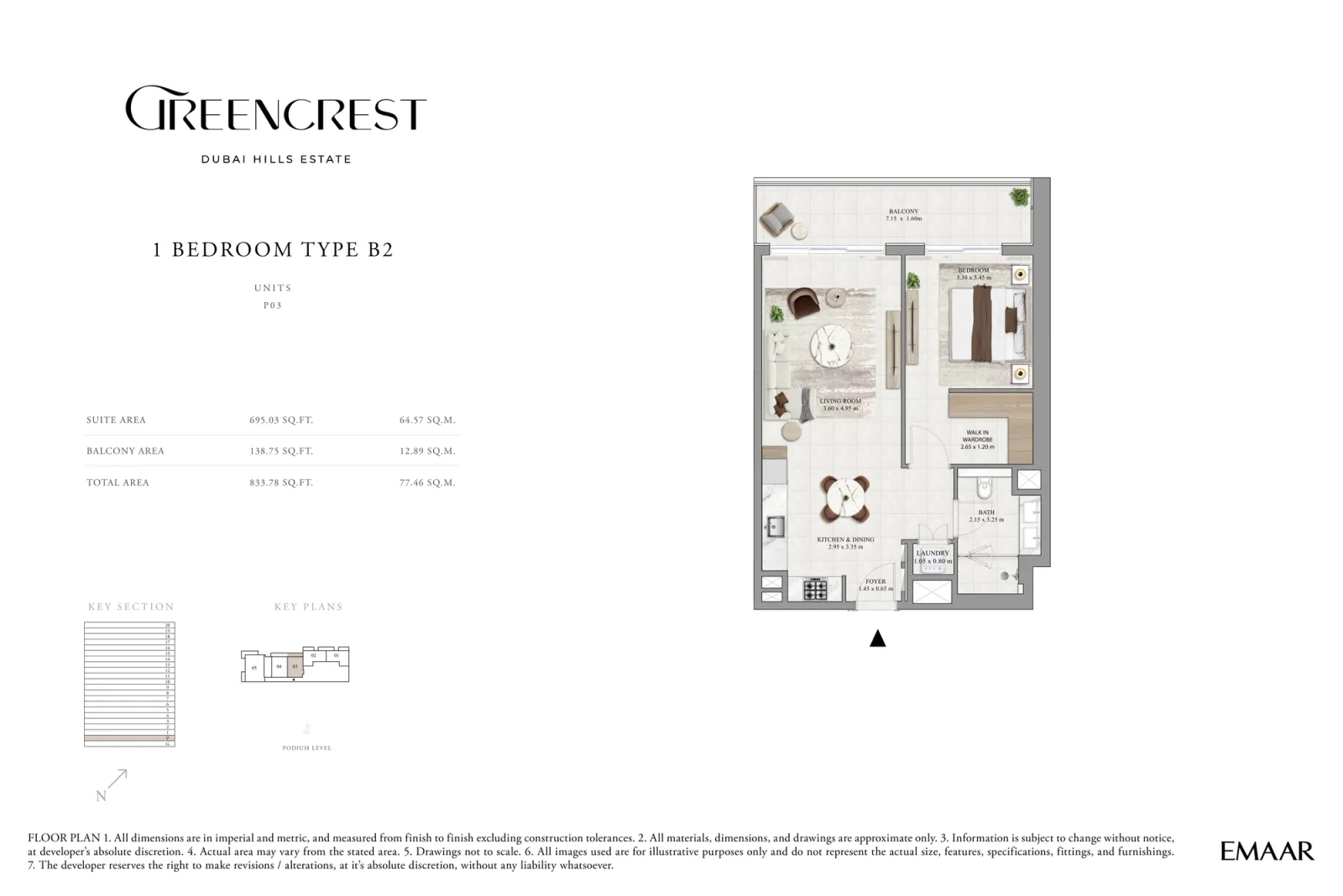 Floor plan for Type B2