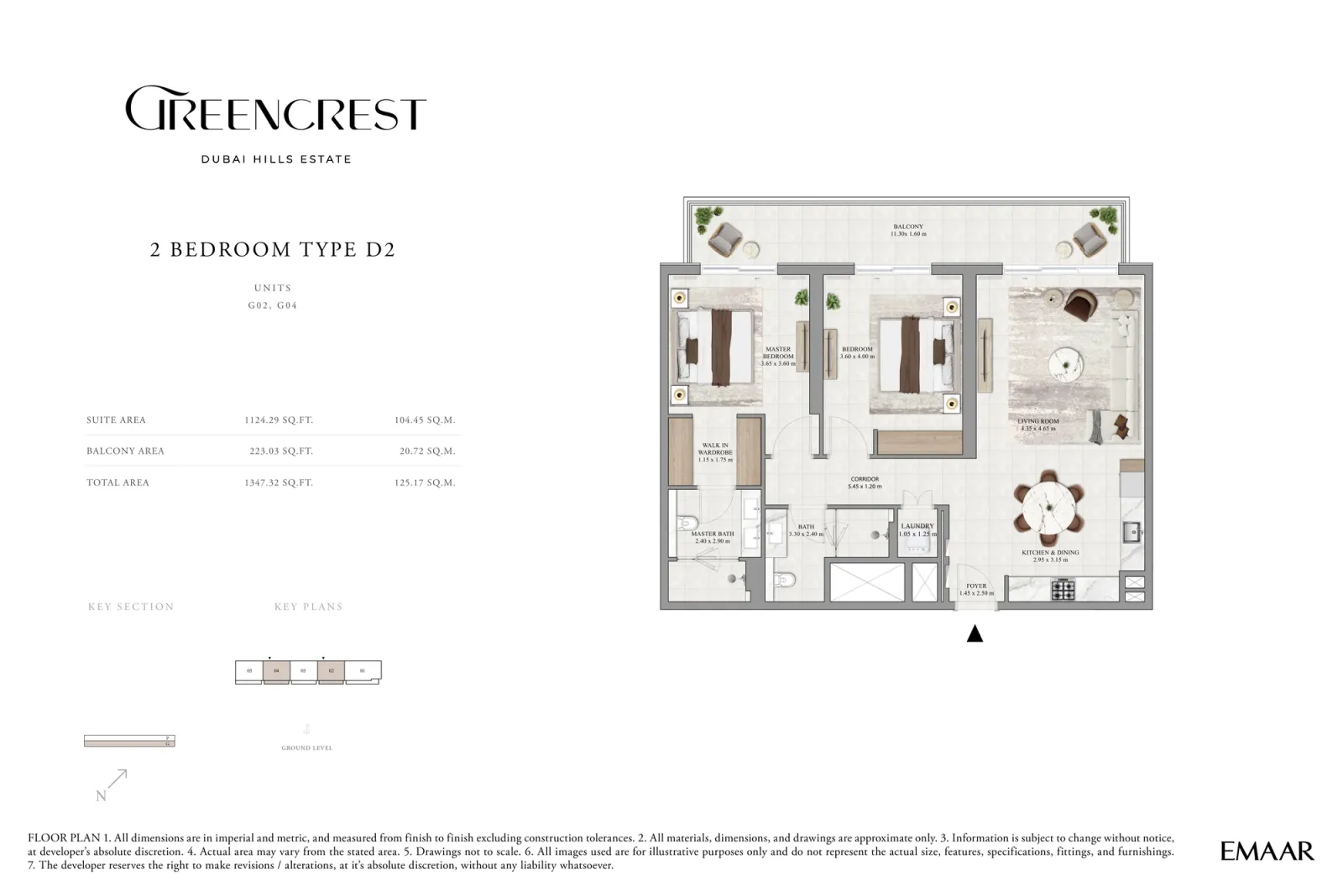 Floor plan for Type D2