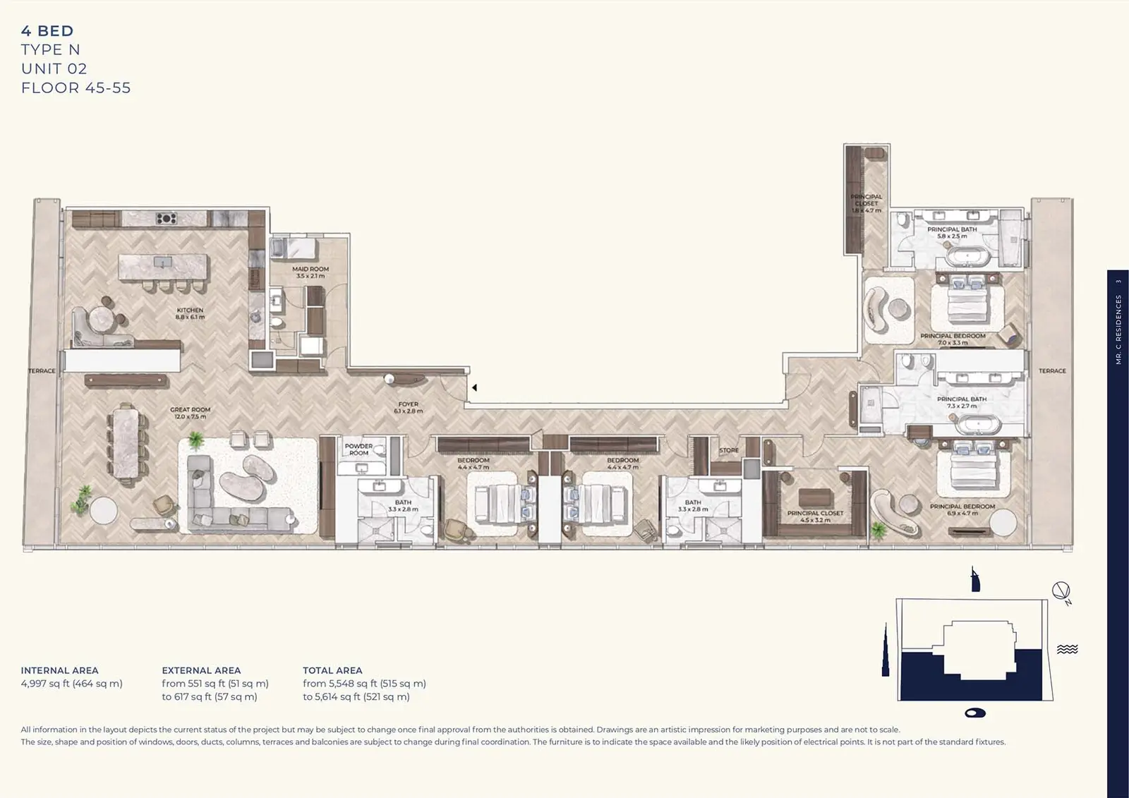 Floor plan for Type N-02