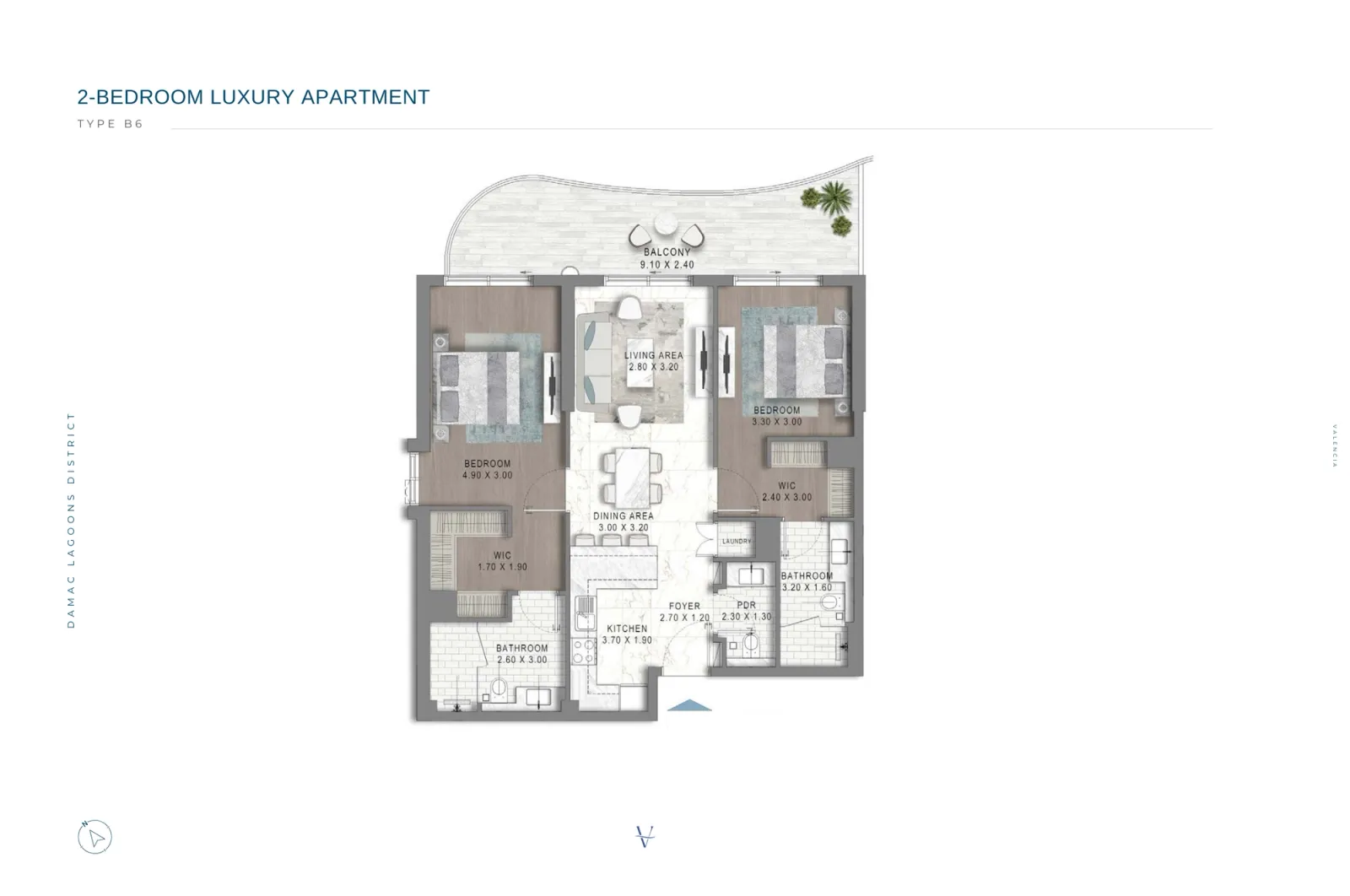 Floor plan for Type 1
