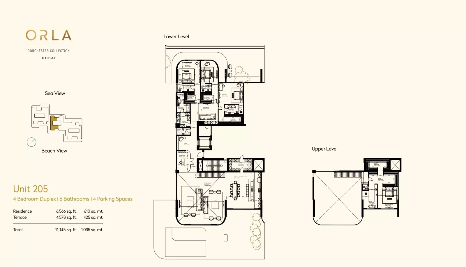 Floor plan for Unit 205