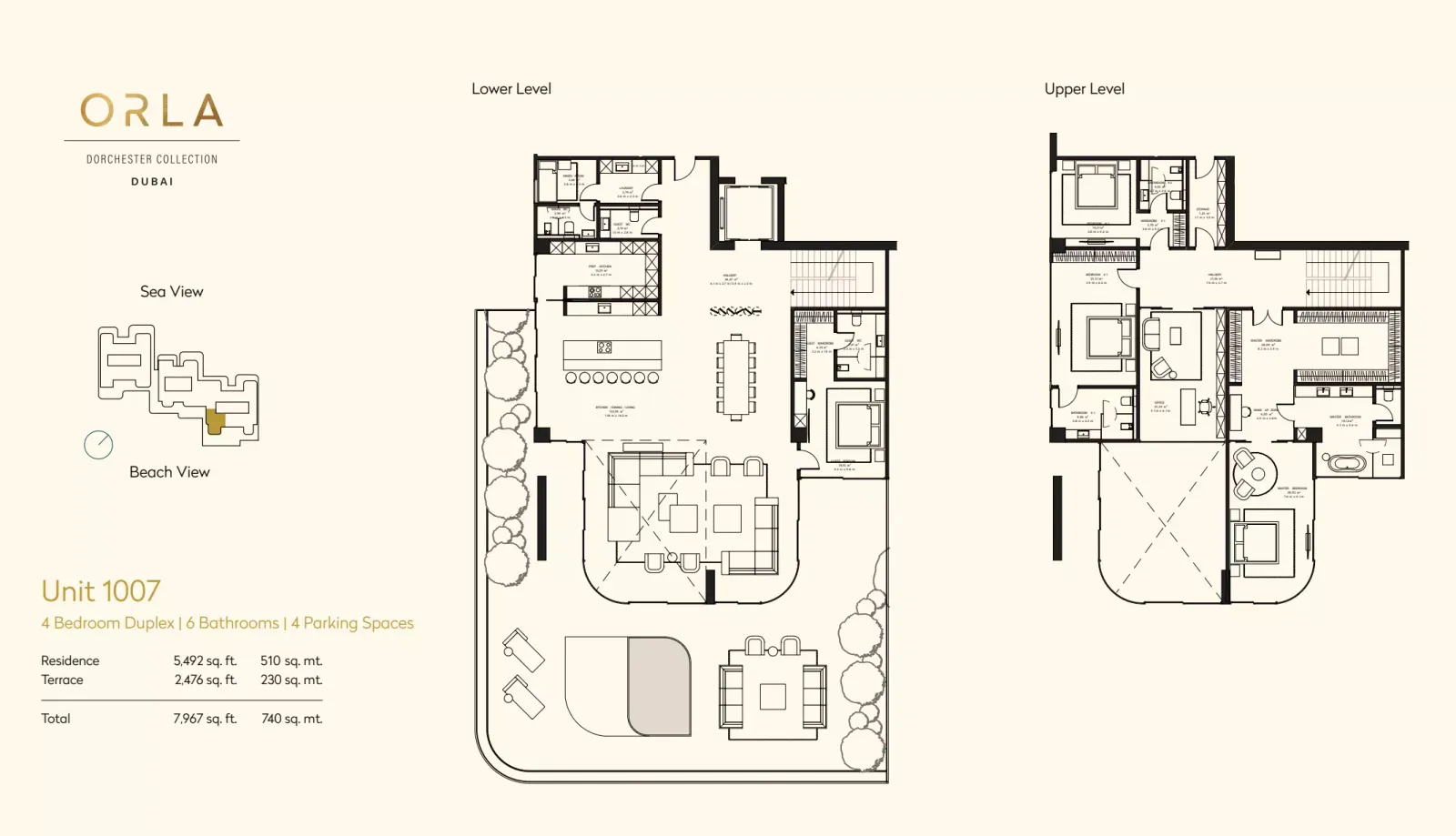 Floor plan for Unit 1007