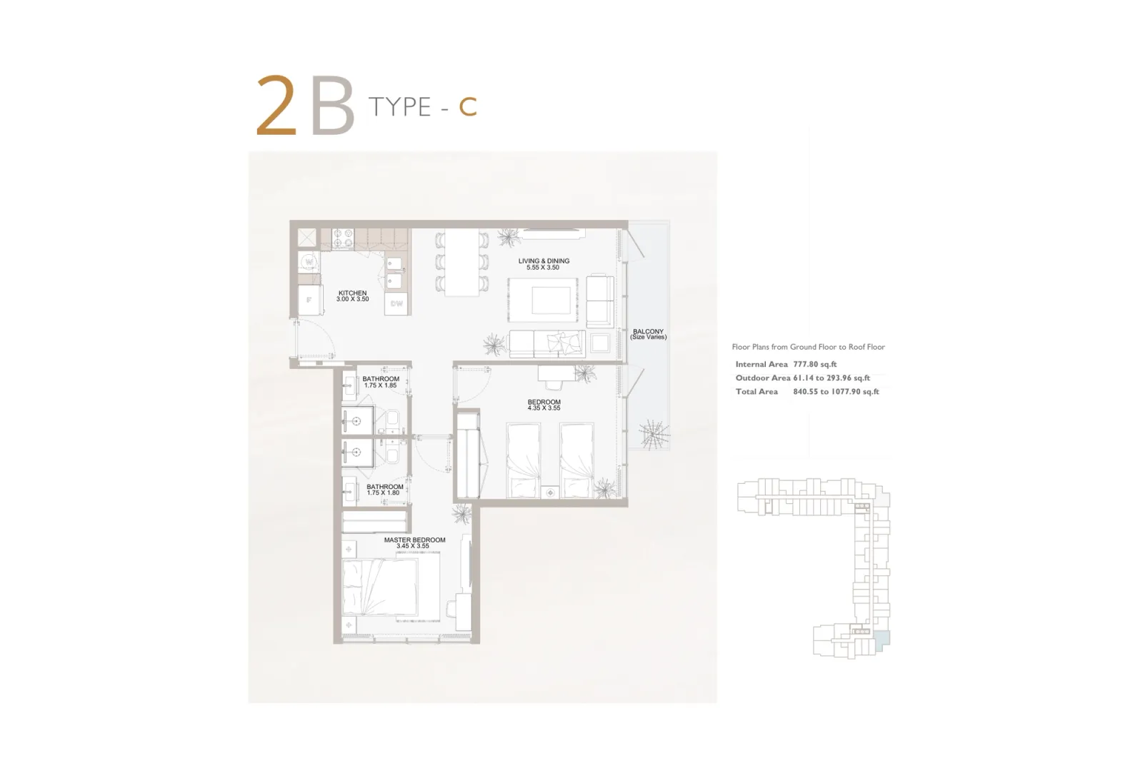 Floor plan for Type C