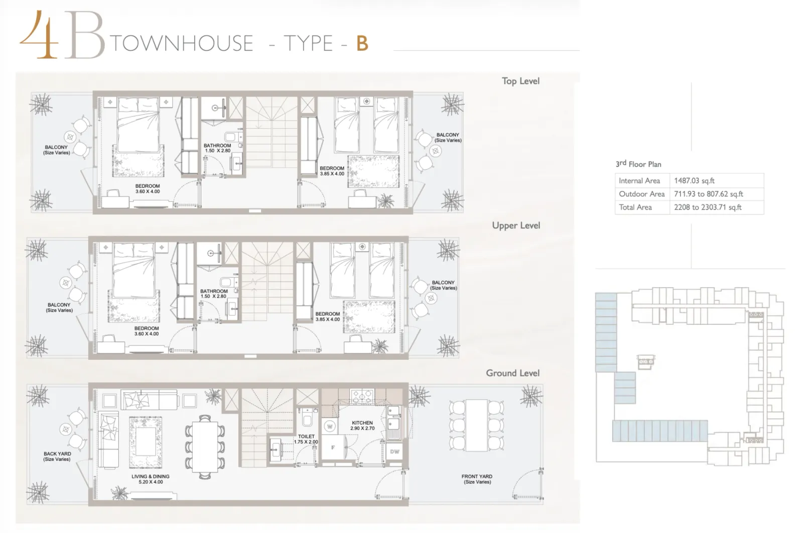 Floor plan for Type B