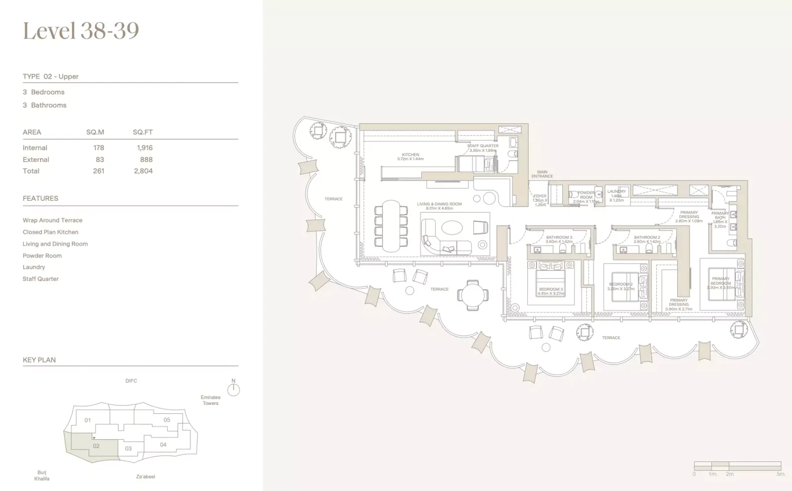 Floor plan for Type 02
