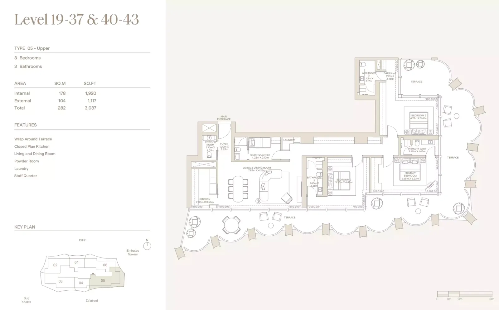 Floor plan for Type 05