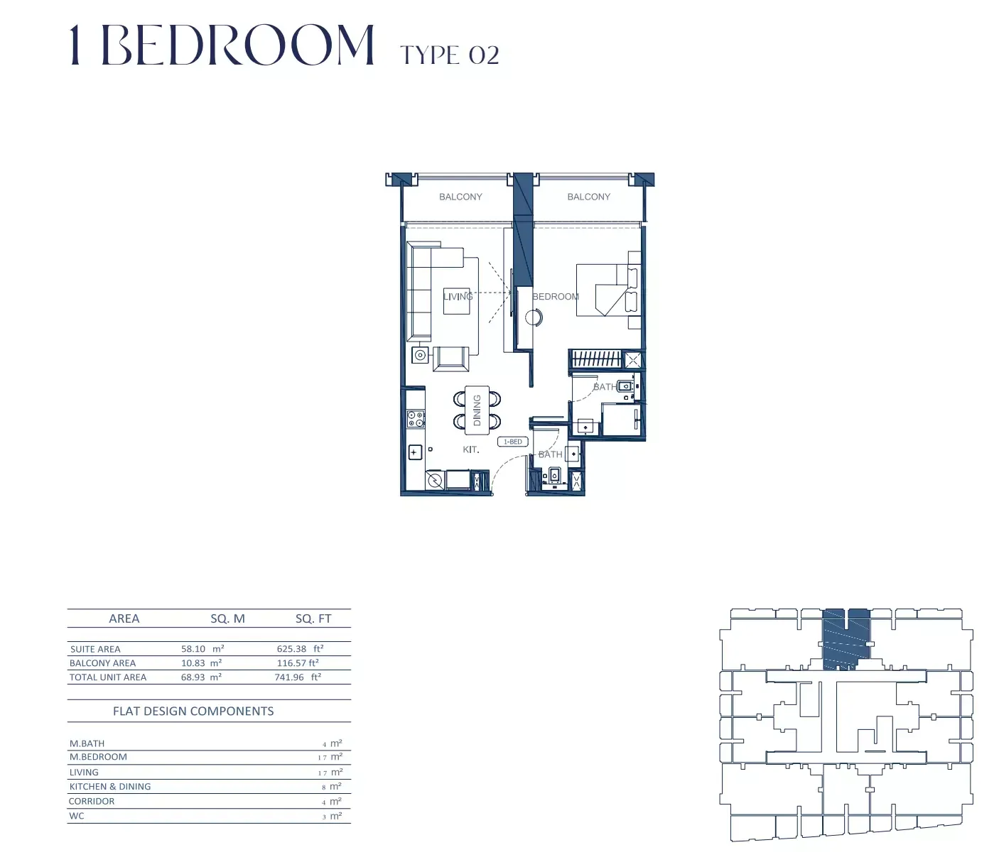 Floor plan for Type 02