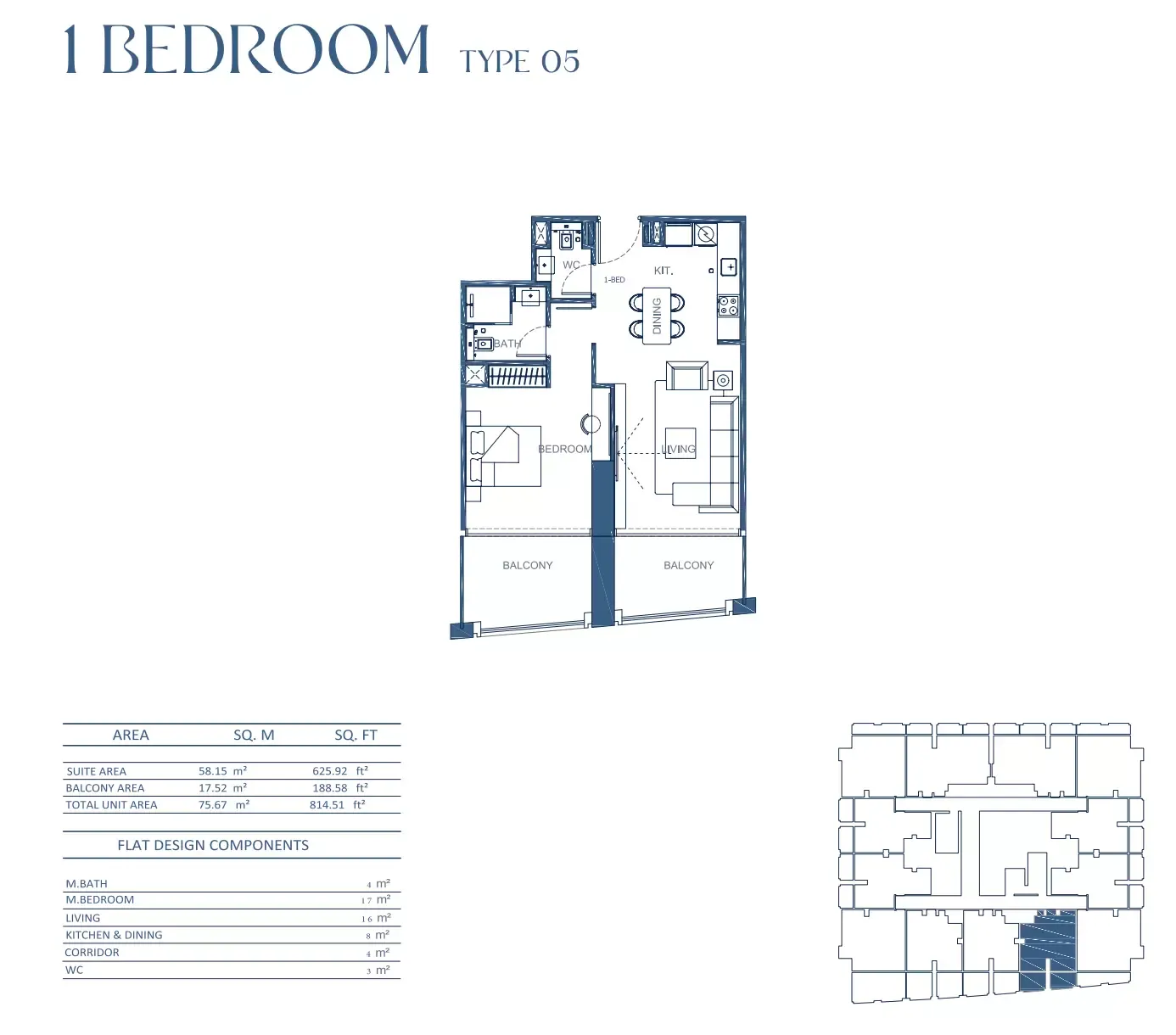 Floor plan for Type 05