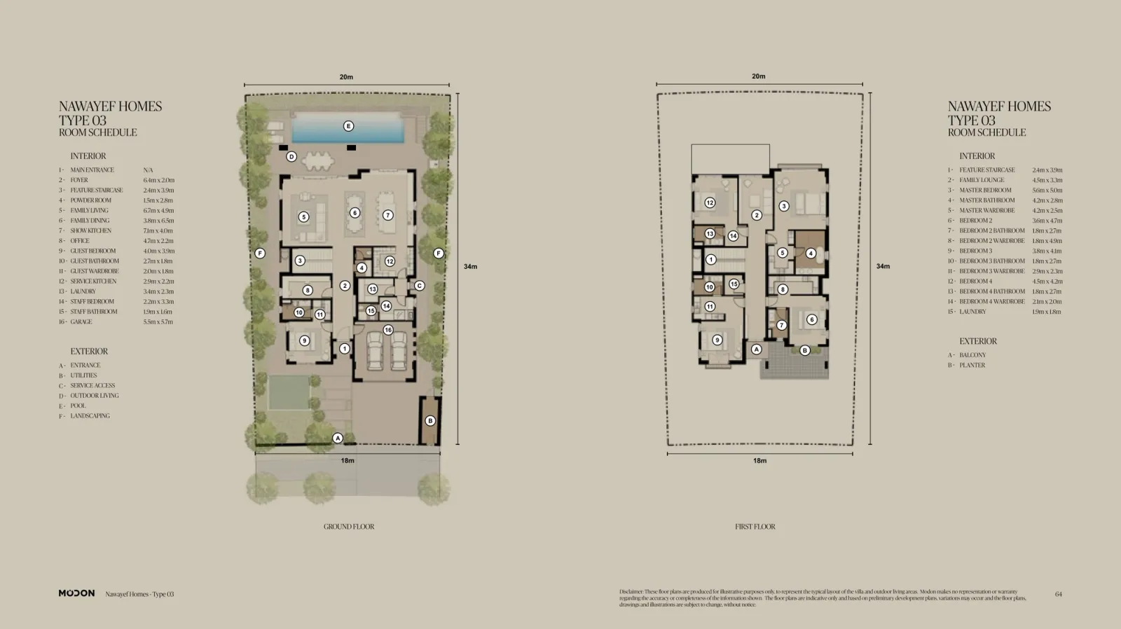 Floor plan for Type 03