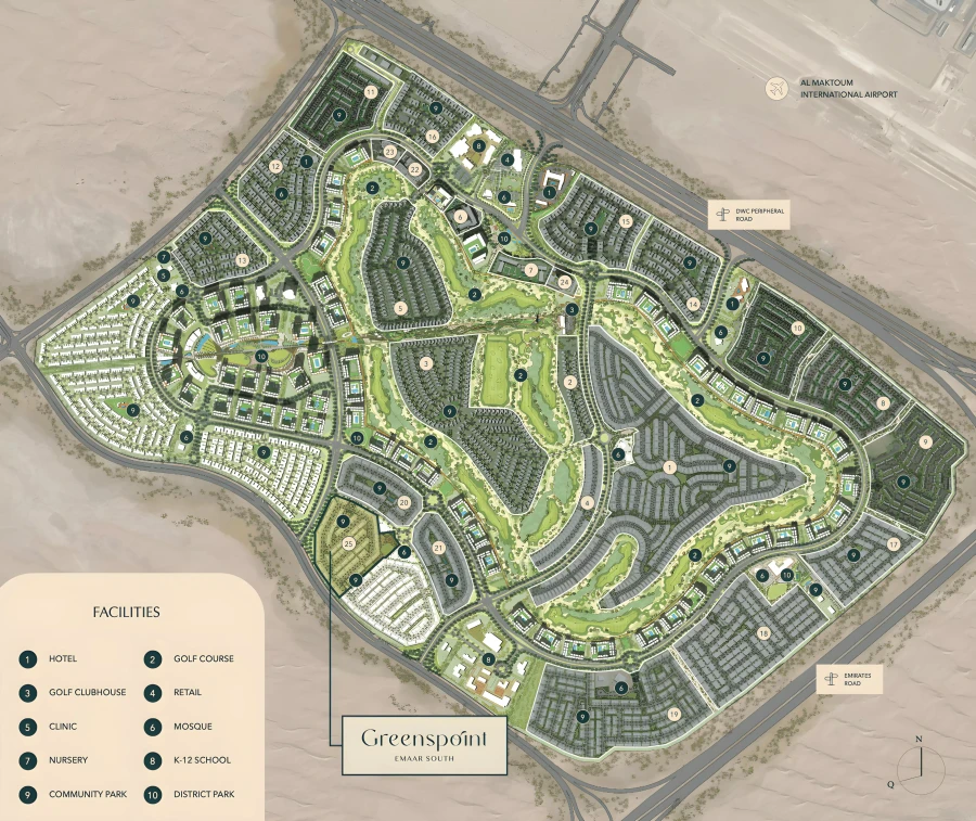 Greenspoint by Emaar master plan