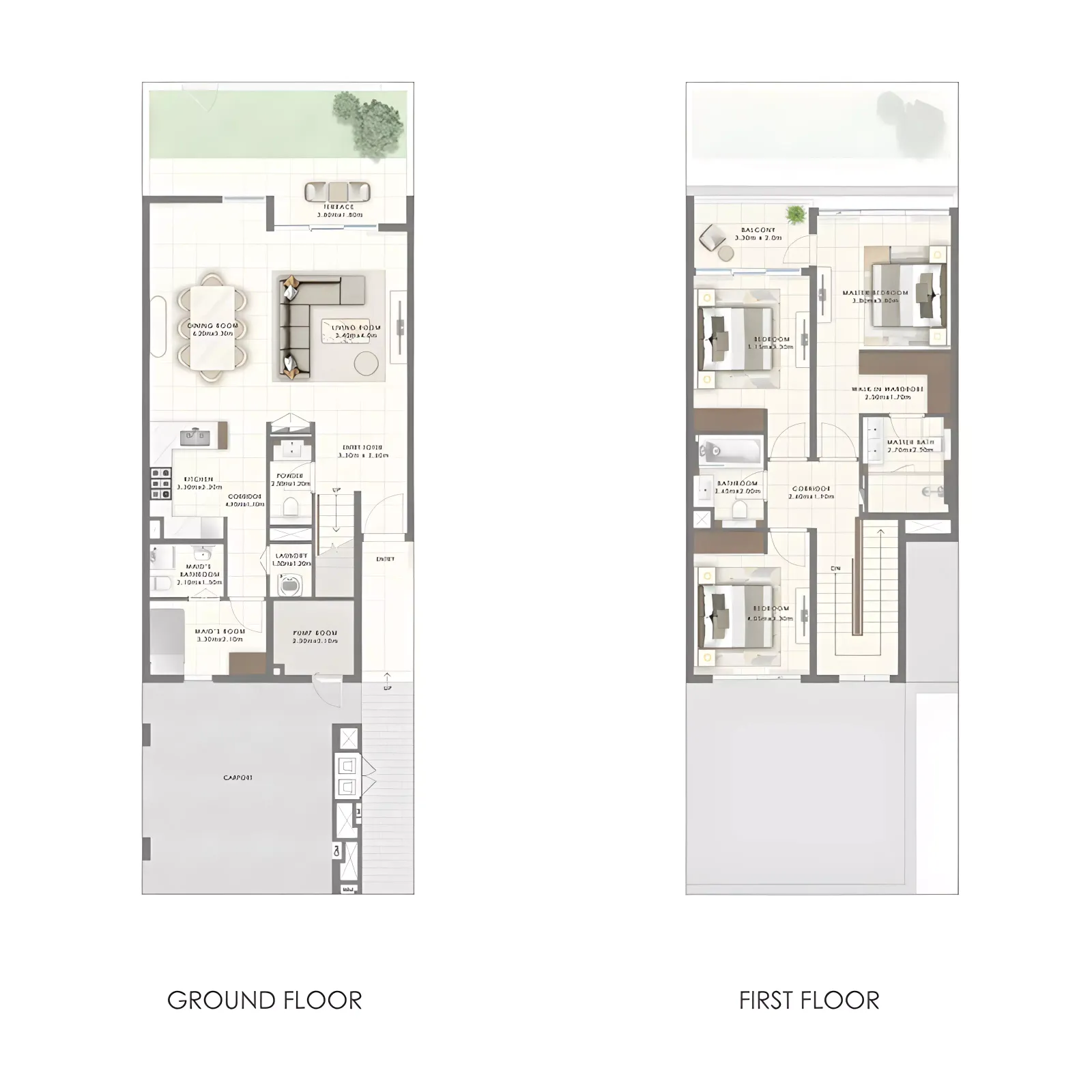 Floor plan for Type A