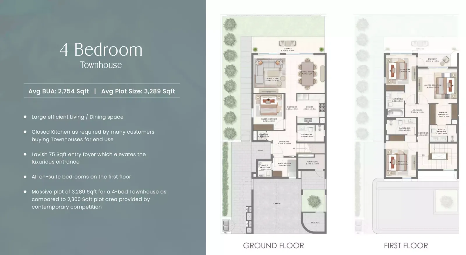 Floor plan for Type 1