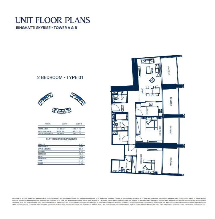 Floor plan for Type 01