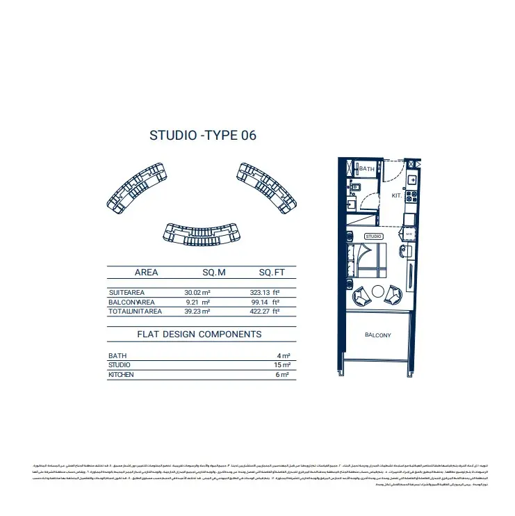 Floor plan for Type 06